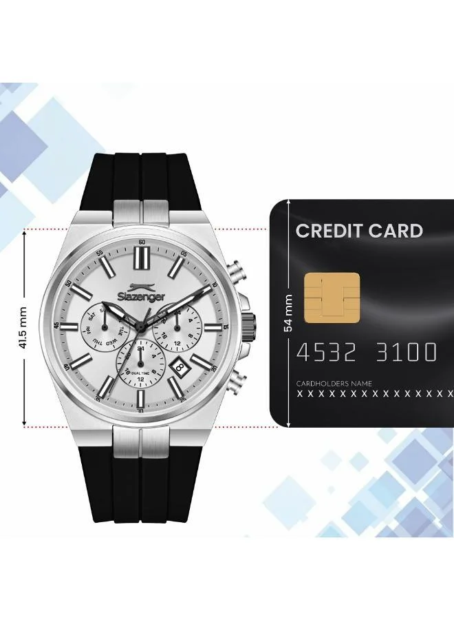 Slazenger  Men's Silicone Multifunction Watch SL.9.2651.2.331 - 41.5 mm  | Best Price UAE