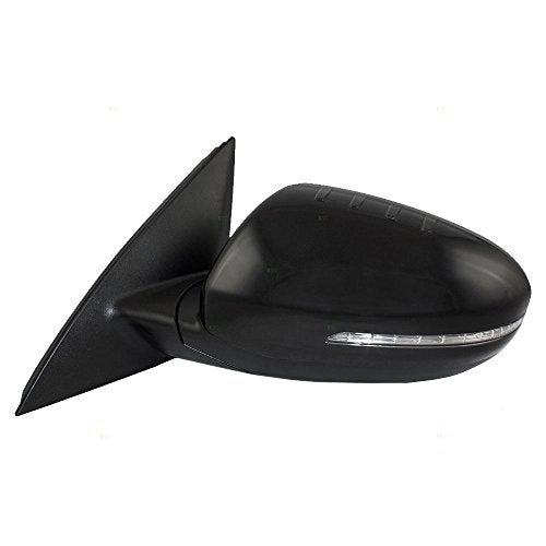 Brock Replacement Drivers Power Side View Mirror Heated Signal Compatible with 2014-2015 Optima 876104C501 876104C510 - Image 2