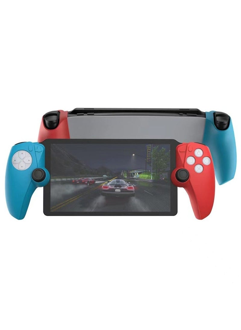 Silicone Protective Shell Controller Cover For PlayStation 5(PS5) Portal Blue/Red - Image 3