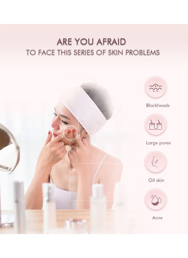 JS Blackhead Remover Skin Scrubber, Deep Vibrate Device, Wrinkles Face Lifting Peeling Tool, Facial Pore Cleaner Machine, Ultrasonic Skin Scraper Pore Cleanser, Tighten Skin, Acne Extractor Tool  - Image 2