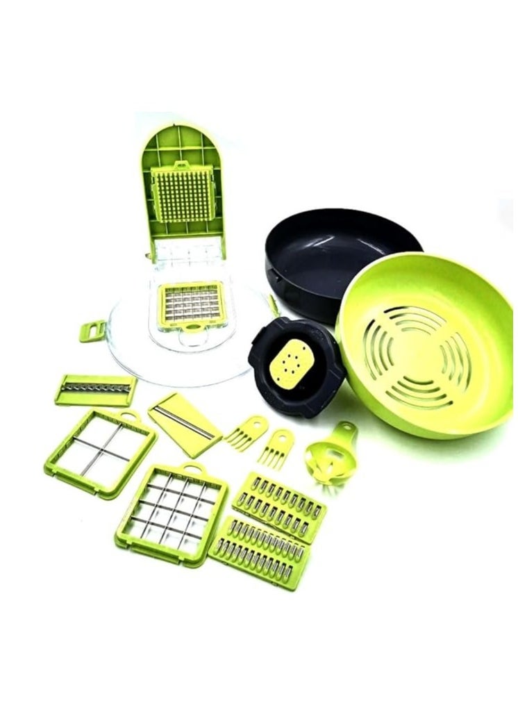 9-in-1 Vegetable Cutter Versatile Kitchen Tool for Dicing, Shredding, Slicing, and More - Compact Design with Multiple Blades and Functions - Perfect for Effortless Meal Prep - pzsku/Z2E7172149A499E8057C3Z/45/_/1734611260/14154dcd-52d9-4298-a2c5-d41886c95031