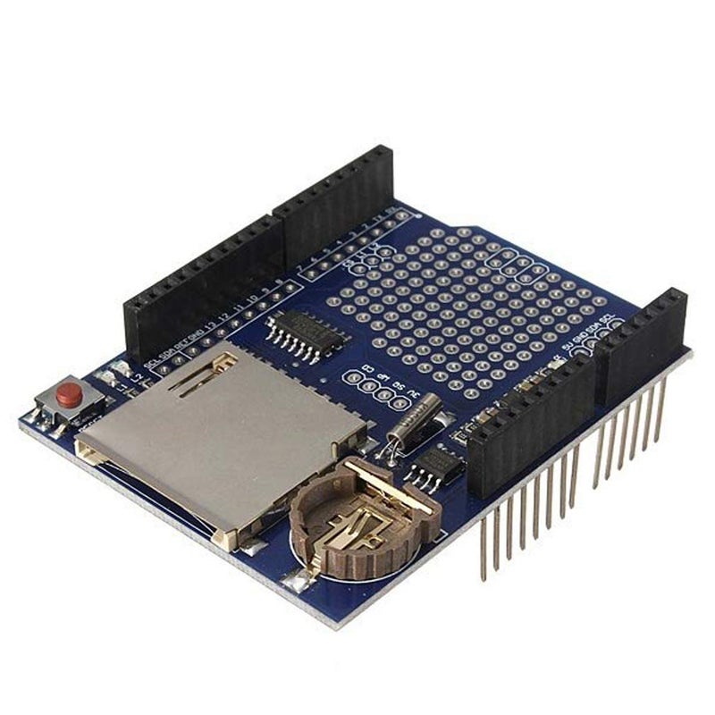 HiLetgo Data Logger Module Logging Shield Data Recorder Shield for Arduino UNO w/SD Card - Image 1