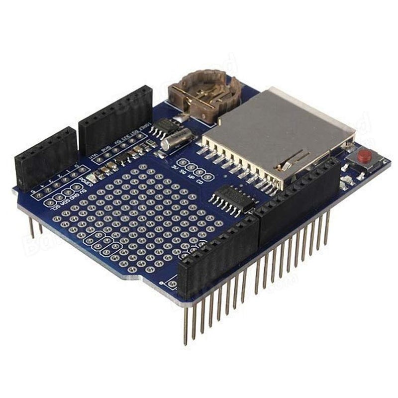 HiLetgo Data Logger Module Logging Shield Data Recorder Shield for Arduino UNO w/SD Card - Image 2
