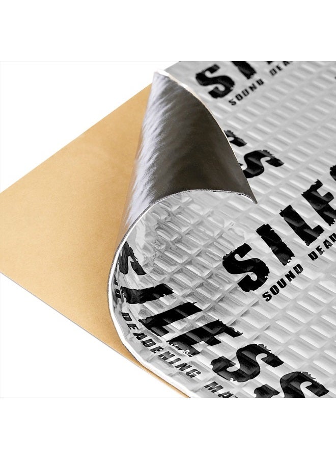 Siless 80 mil (2mm) 36 sqft Car Sound Deadening mat - Butyl Automotive Sound Deadener - Noise Insulation and Vibration Dampening Material (36 sqft) - Image 1