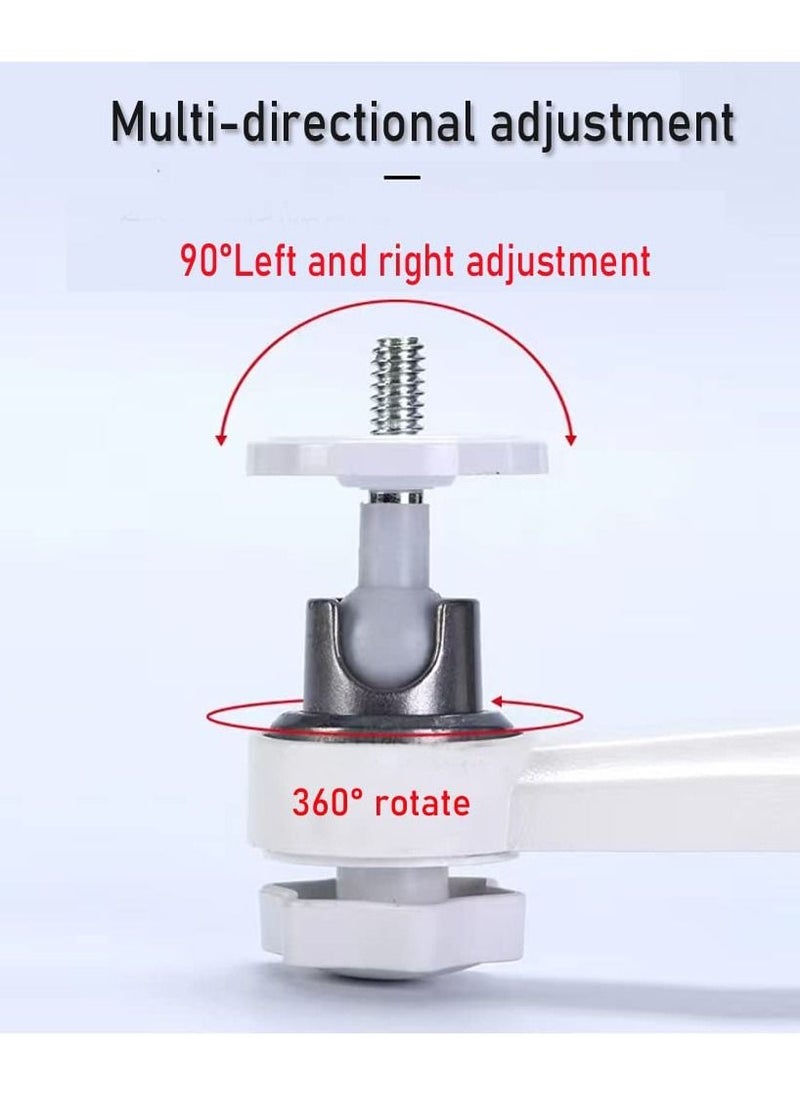 SYOSI - Security Camera Metal Wall/Ceiling Mount, Indoor/Outdoor Mount Compatible with Arlo, Arlo Pro 2 3, Arlo Ultra Camera and Compatible Camera with 1/4 Screw Head (2 Pack) - Image 1