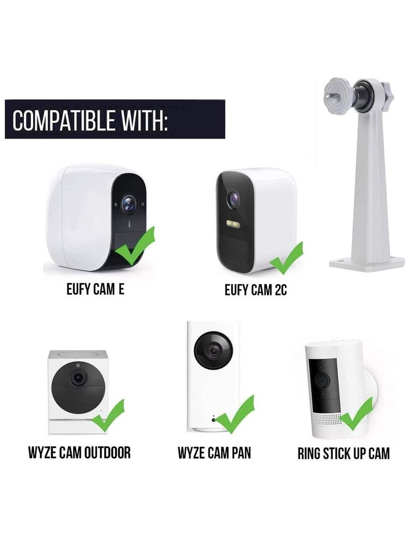 SYOSI Security Camera Metal Wall/Ceiling Mount, Indoor/Outdoor Mount Compatible with Arlo, Arlo Pro 2 3, Arlo Ultra Camera and Compatible Camera with 1/4 Screw Head (2 Pack)  - Image 4