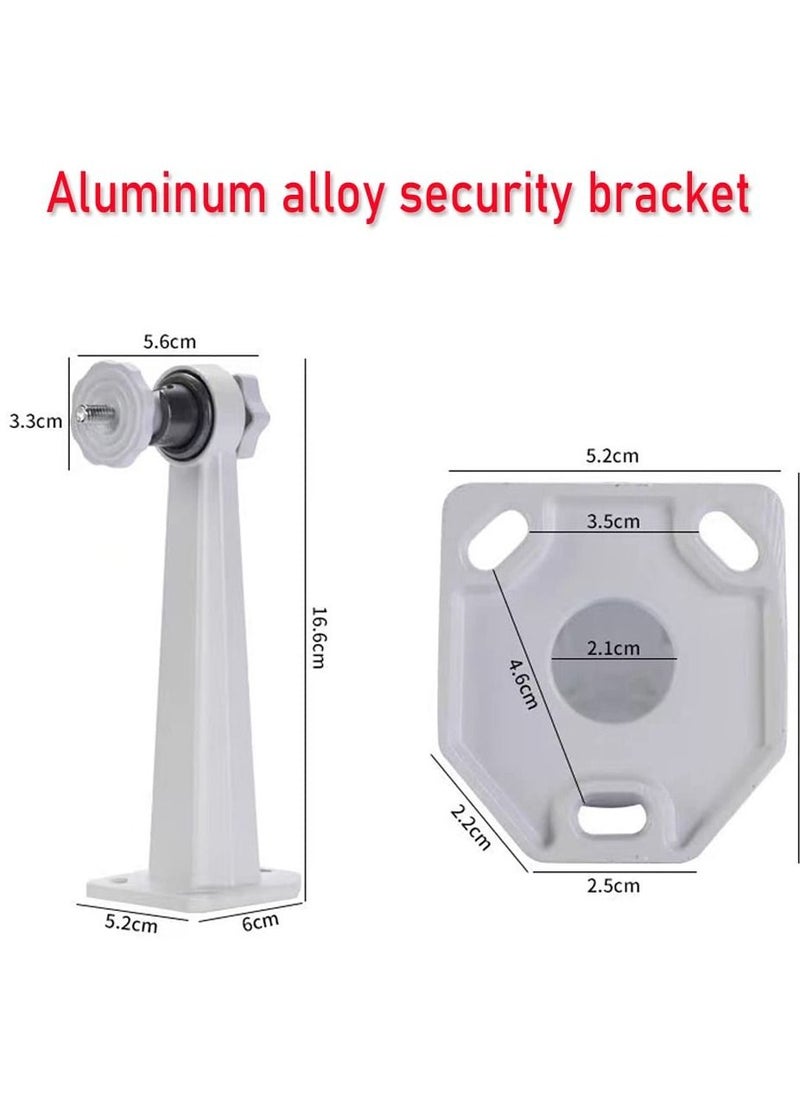 SYOSI - Security Camera Metal Wall/Ceiling Mount, Indoor/Outdoor Mount Compatible with Arlo, Arlo Pro 2 3, Arlo Ultra Camera and Compatible Camera with 1/4 Screw Head (2 Pack) - Image 1