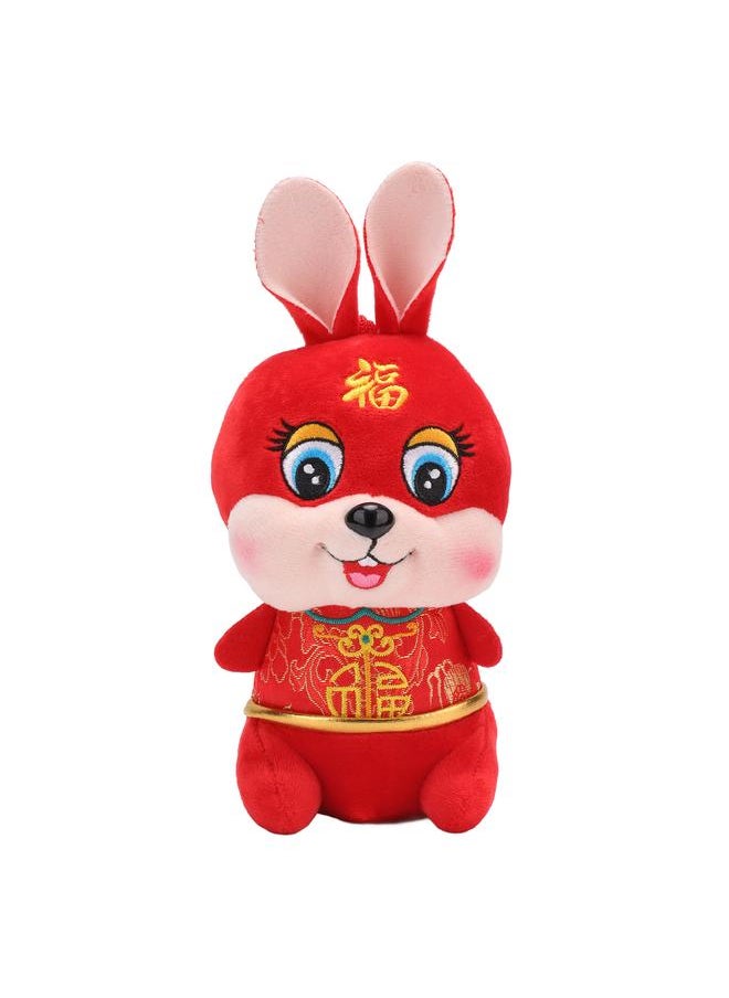 Thoraya Plush Bunny Toy Children Adult Red Cute New Year Stuffed Animal Toy Doll Home Decoration 7.9 Inch Type 2  - Image 1