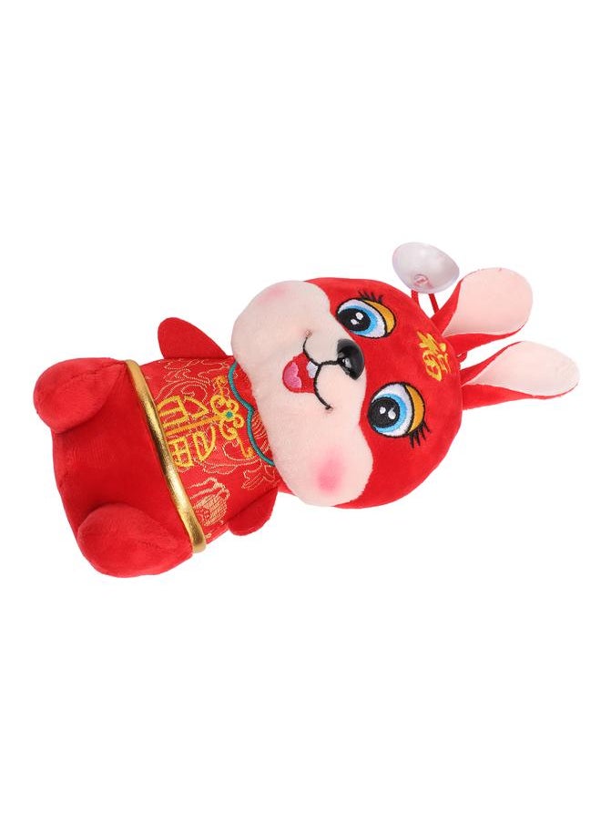 Thoraya Plush Bunny Toy Children Adult Red Cute New Year Stuffed Animal Toy Doll Home Decoration 7.9 Inch Type 2  - Image 3