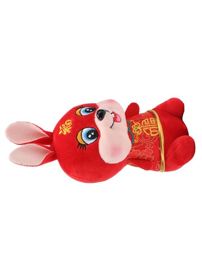 Thoraya Plush Bunny Toy Children Adult Red Cute New Year Stuffed Animal Toy Doll Home Decoration 7.9 Inch Type 2  - Image 5