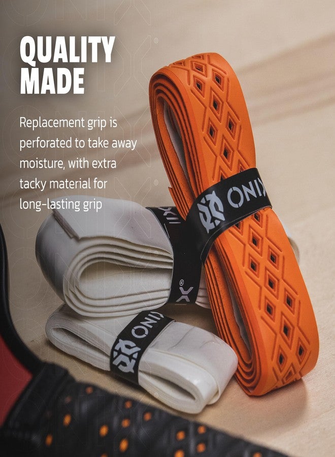 Onix Pickleball Pro Team Perforated Replacement Grip — Black/Orange for Enhanced Comfort, Superior Control, and All-Day Play - Image 5