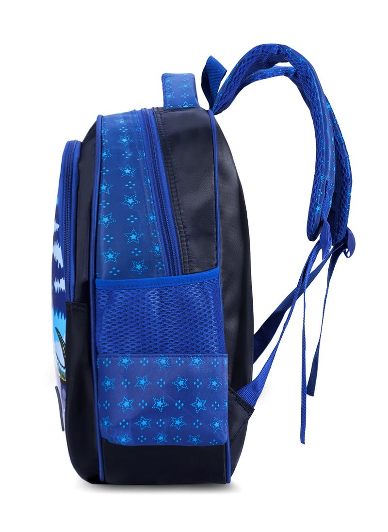 Eazy Kids T-Rex School Bag-Blue  - Image 5