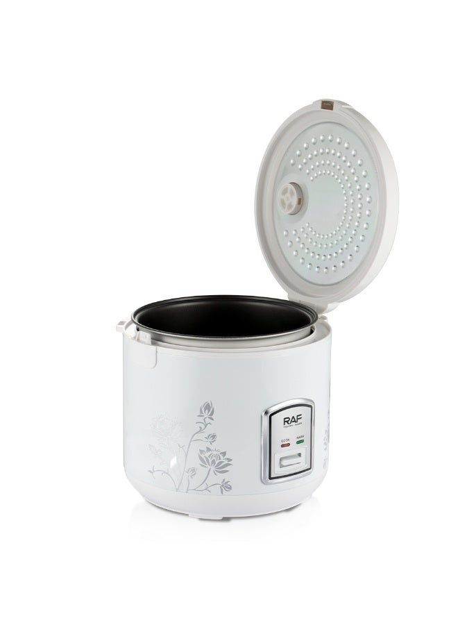 RAF Rice Cooker 5L – 900W Digital Multi-Cooker with Non-Stick Inner Pot, Even-Heat Temperature Control, One-Touch Operation, Healthy Low-Oil Cooking & Easy Clean Design - Image 4