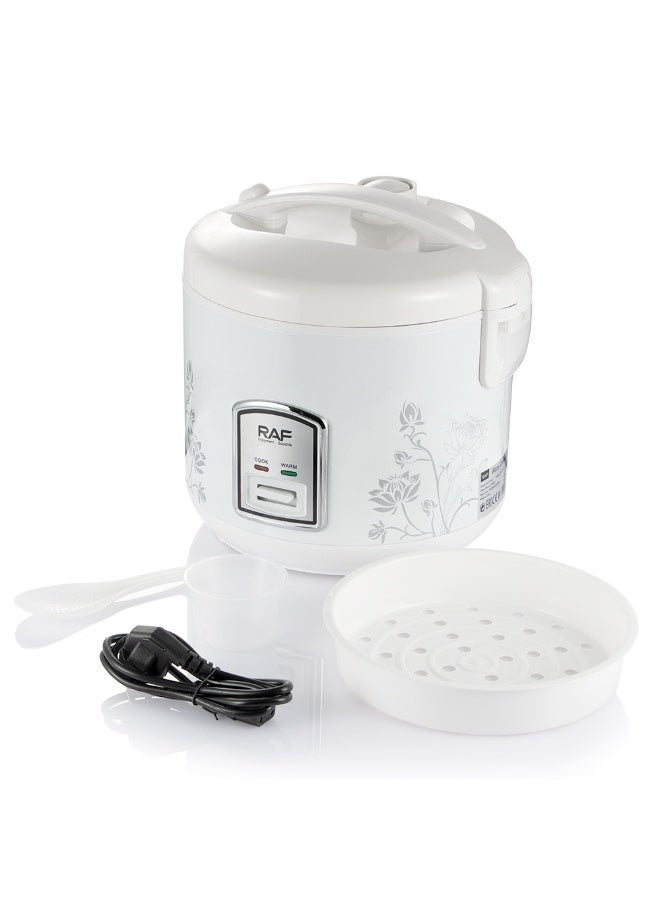 RAF Rice Cooker 5L – 900W Digital Multi-Cooker with Non-Stick Inner Pot, Even-Heat Temperature Control, One-Touch Operation, Healthy Low-Oil Cooking & Easy Clean Design - Image 3