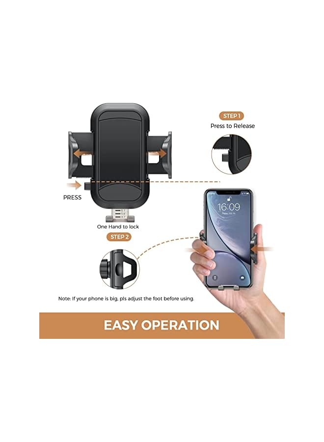 Green Tiger Car Phone Holder, Long Extended Arm Smartphone Mount Clip for Car Dashboard Windshield with 360° Rotation Tray 270° Adjustable Angle Stable Dual Locked Suction Cup fit Mobile Cellphones Vehicles - Image 2