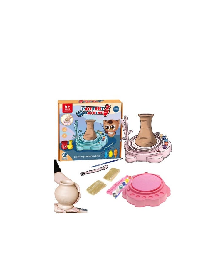 لعبة صنع الفخار للأطفال، مجموعة ألعاب إبداعية، للأعمار 6+ سنوات - Image 1