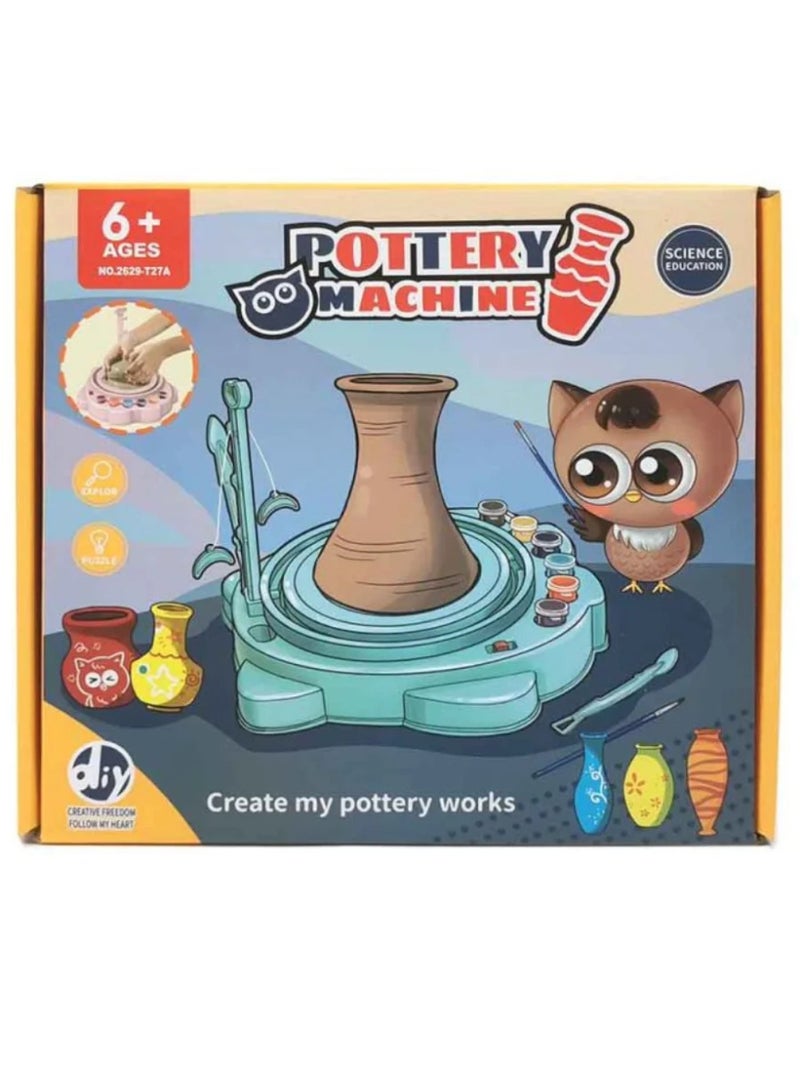 لعبة صنع الفخار للأطفال، مجموعة ألعاب إبداعية، للأعمار 6+ سنوات - Image 3