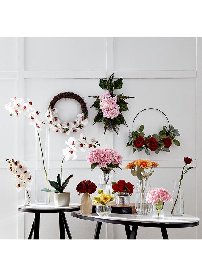 Home Box ديكور حائط زهور الهيدرانجيا بلش 20 × 8 × 38 سم - Image 4