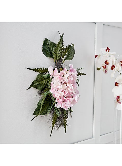 ديكور حائط زهور الهيدرانجيا بلش 20 × 8 × 38 سم