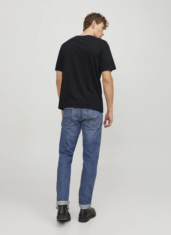 جاك اند جونز Graphic Crew Neck T-Shirt