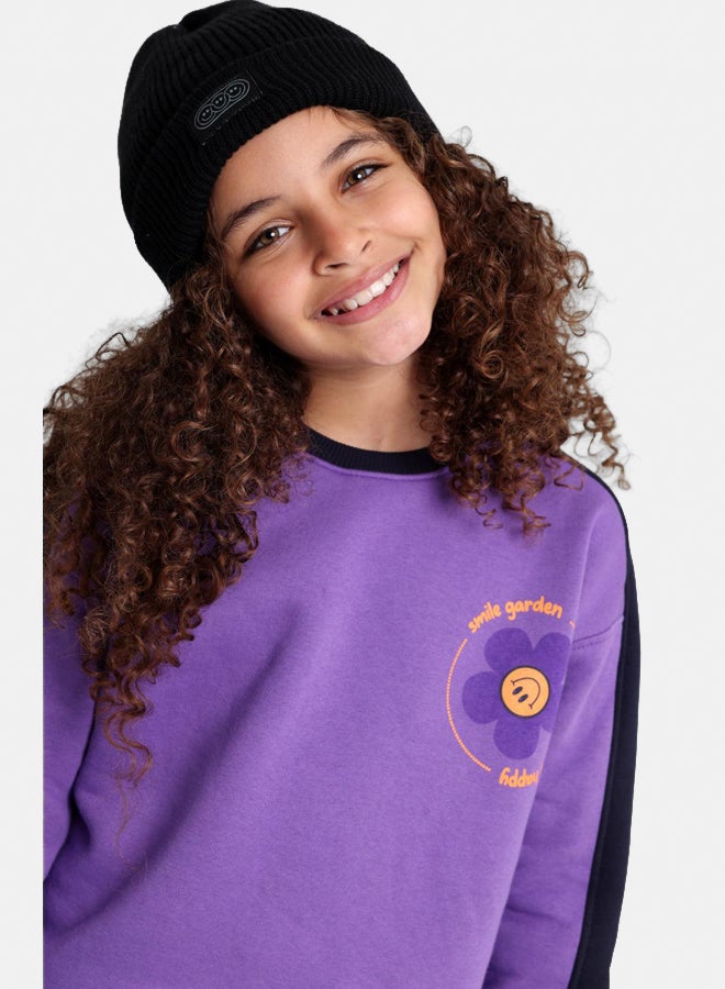 playmore Unisex Cozy Blend Ice Cap – Black with Triple Smiley Vibes - Image 1