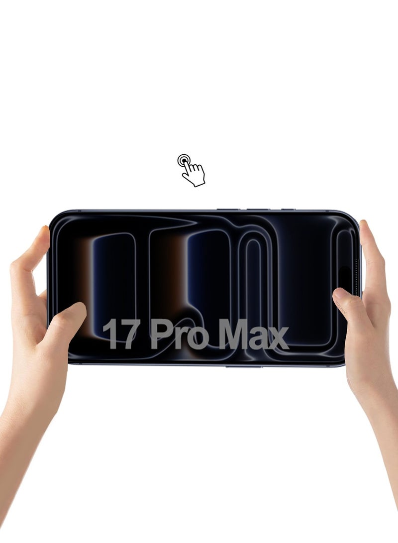 ESD 2 Pieces Privacy Tempered Glass for iPhone 17 Pro Max - Magic Glass Box Easy Installation - Anti-Spy Full Cover - Image 5