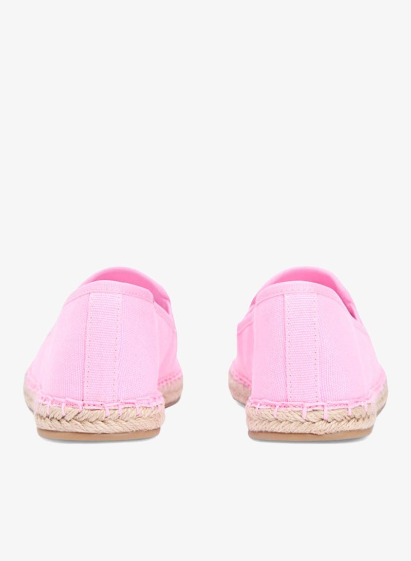 TOMMY HILFIGER Logo Embroidery Canvas Espadrilles - Image 5