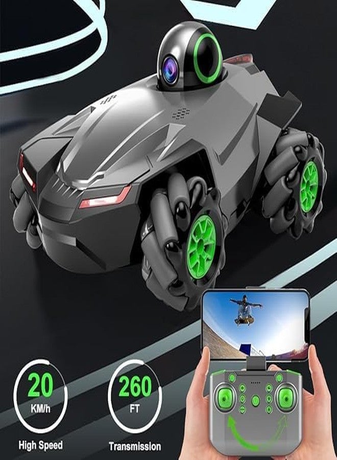 Samtop Remote Control Car with Camera for Kids,RC Car with FPV 1080P HD Camera, FPV Car Toys 2 Batteries for 60 Mins Play,2.4g WiFi rc car, Gifts for Kids Boys Girls - Image 5
