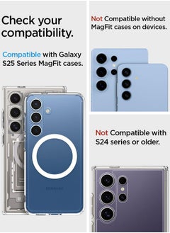 Spigen Valentinus MagFit+ Dual Magnet MagSafe Wallet Card Holder [3 Cards] for Samsung Galaxy S25 series with Magnetic Case only and MagSafe compatible with iPhone 16/15/14/13/12 Models - Black  - Image 2