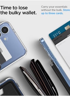 Spigen Valentinus MagFit+ Dual Magnet MagSafe Wallet Card Holder [3 Cards] for Samsung Galaxy S25 series with Magnetic Case only and MagSafe compatible with iPhone 16/15/14/13/12 Models - Black  - Image 5