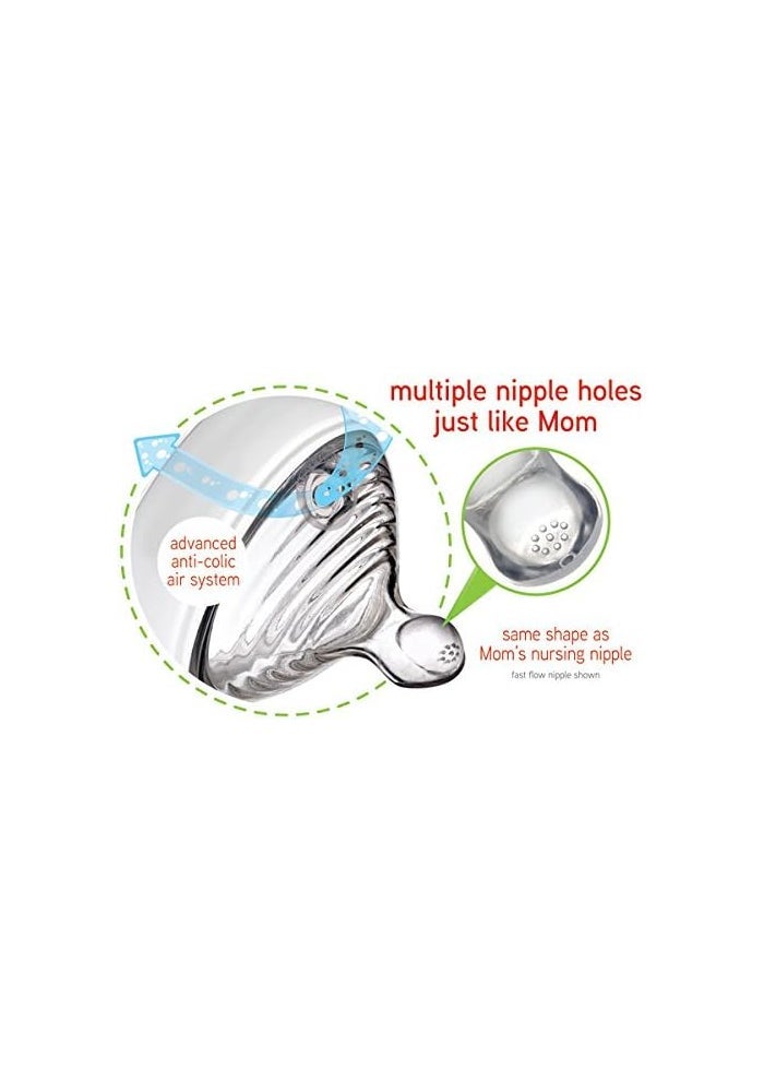 NUK Perfect Fit Baby Bottle Gift Set with Pacifiers - Image 5