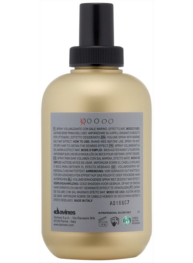 Davines This Is A Sea Salt Spray | Full-Bodied, Beachy Waves with Matte Finish | for All Hair Types | 8.45 Fl Oz - Image 2