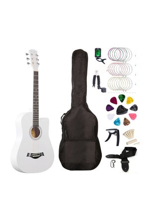 Rock Out in Style: Megarya Acoustic Guitar for Beginners Complete Starter Kit (WHITE) - pzsku/Z2E72CDE1A87C4D17E473Z/45/_/1719217247/8e14f426-ffca-416b-9d31-ea67acbc54b7