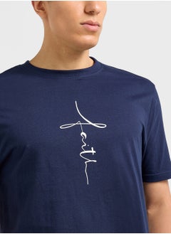 Seventy Five Basics Printed T-Shirt  - Image 3