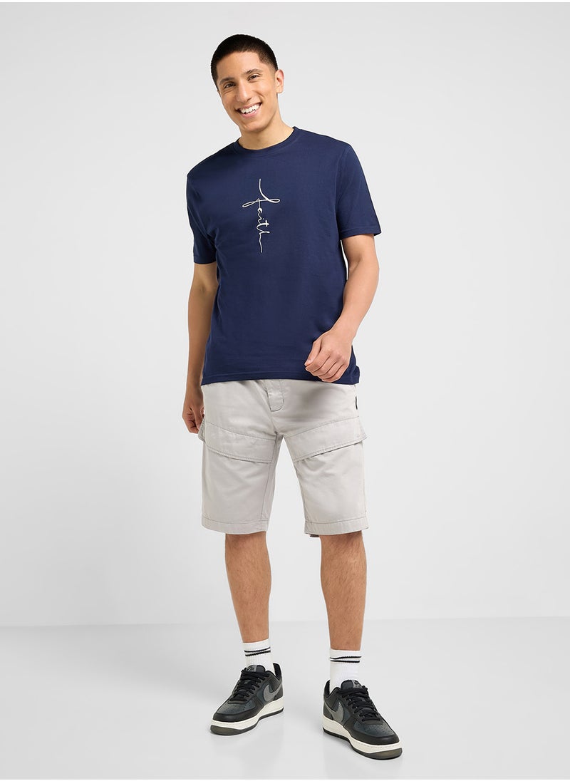 Seventy Five Basics Printed T-Shirt  - Image 4