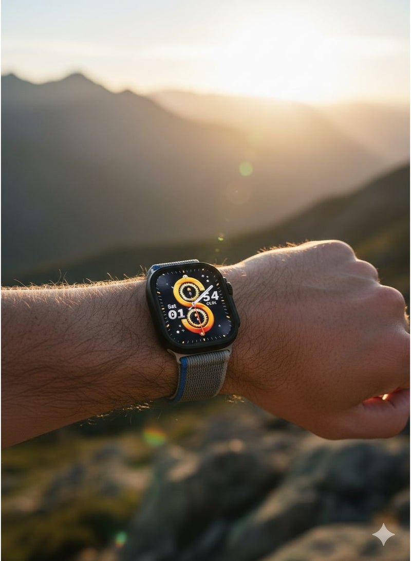 Fox Core Smart Watch S9 Ultra Wireless Call And Near Field Communication (BLACK) - Image 5