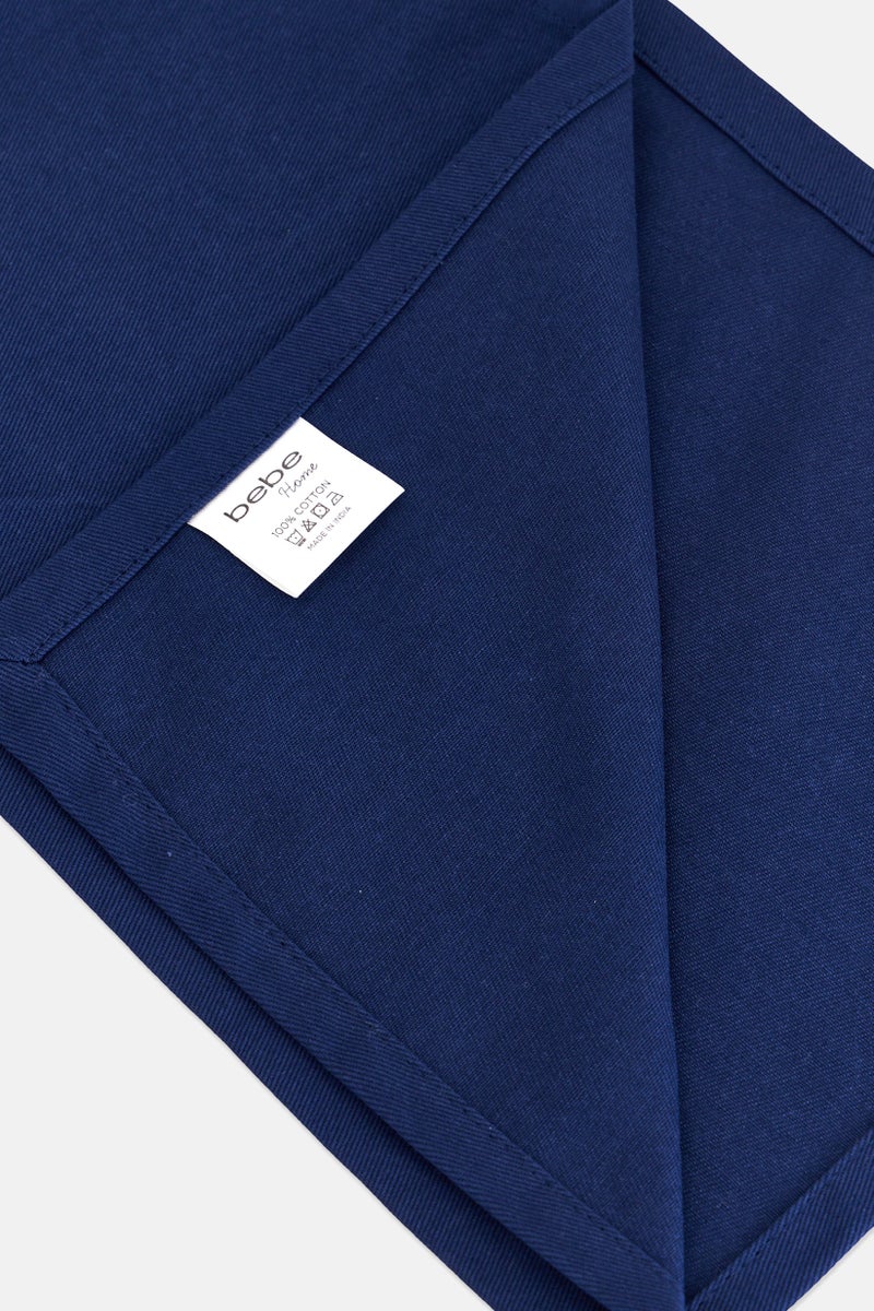 Bebe Home 4Pcs Solid Table Napkin, Navy Blue - Image 3
