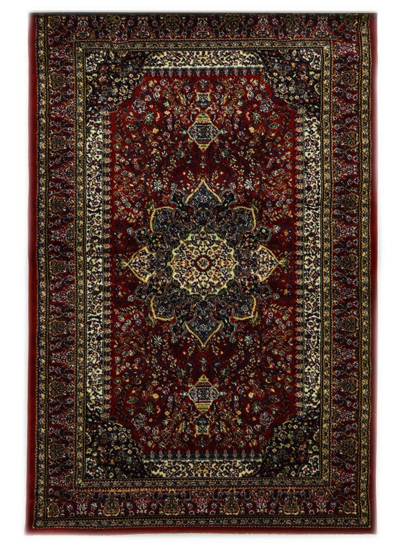 Alkaffary SUPER SADAF rug from Alkaffary with a luxurious design that suits modern rug furnishings, 2.00x3.00, Red - Image 1