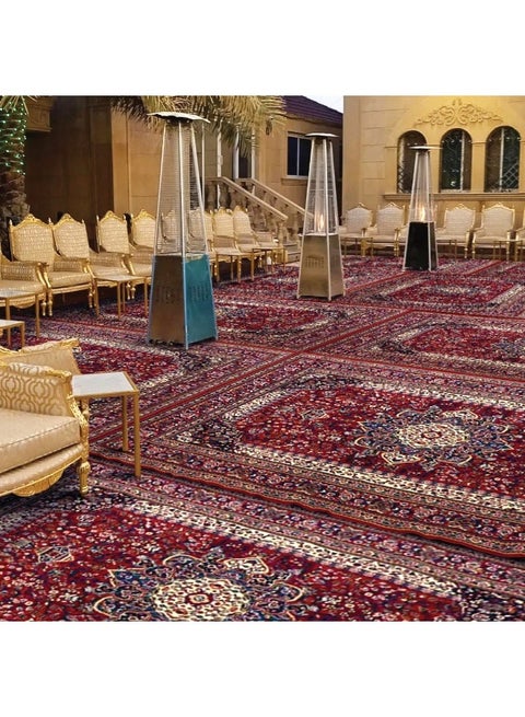 SUPER SADAF rug from Alkaffary with a luxurious design that suits modern rug furnishings, 2.00x3.00, Red