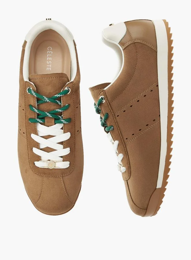 Celeste Women Lace-Up Ankle Sneakers