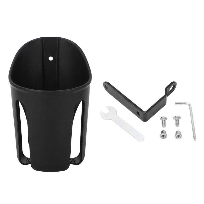 SPIDER Motorcycle Handlebar Drink Cup Holder Plastic Perch Mount - 360 Degree Secure Fixation Heat Resistant Cup Holder for Most Motorcycles Riding - Image 1