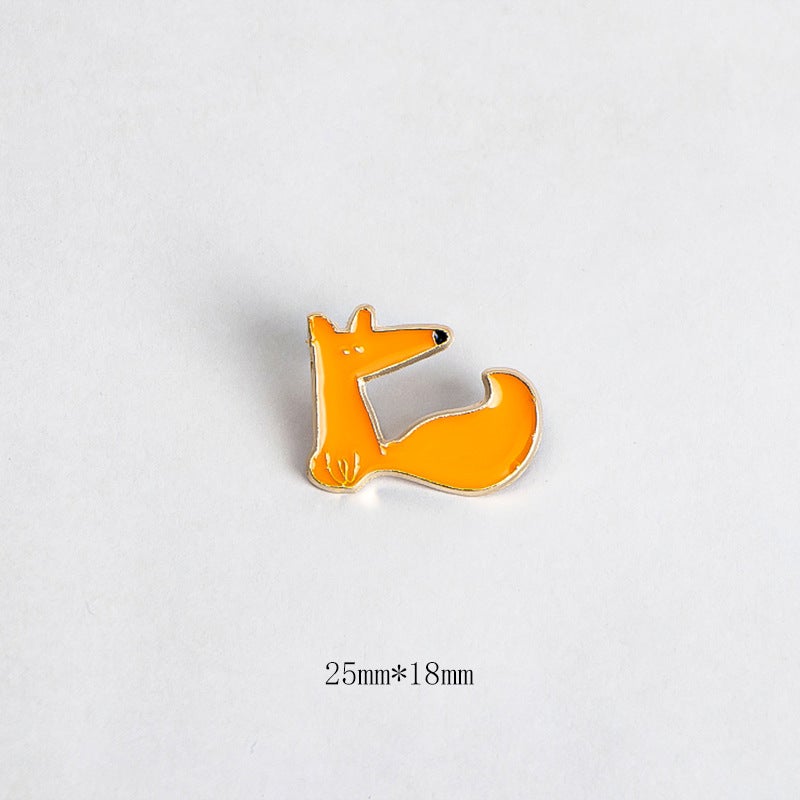 Little Prince Story Brooch Fox Badge Rose Planet Decoration Universe Children Gift Couple - Image 1