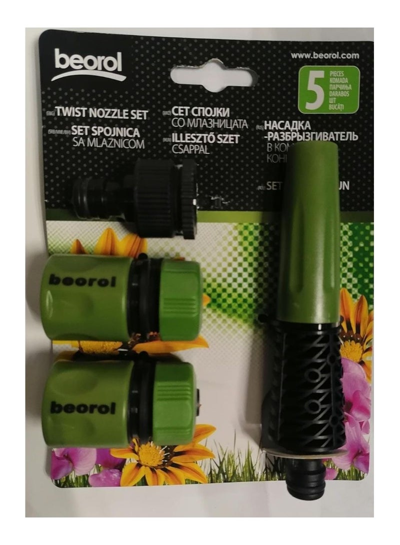 Beorol 5-Piece Twist Nozzle Set  - Image 1
