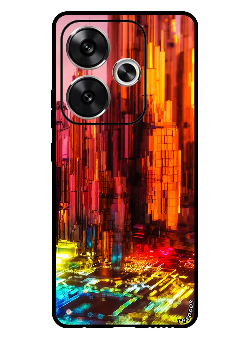 Theodor Protective Case Anti Scratch Shock Proof Bumper Cover For Xiaomi Redmi Turbo 3 structure_3d_colorful - Image 1