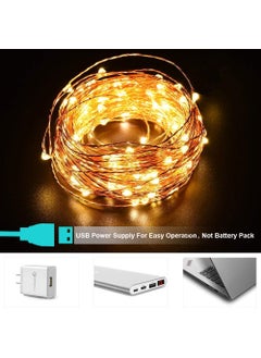 Atipriya Atipriya USB 50 LED 5 Meter Waterproof Fairy String Lights Starry String Lights2M USB Powered Copper Wire LightsCorded Electric  - Image 5