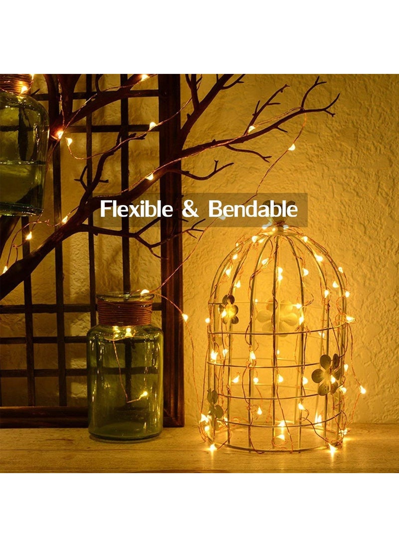 Atipriya - Atipriya USB 50 LED 5 Meter Waterproof Fairy String Lights Starry String Lights2M USB Powered Copper Wire LightsCorded Electric - Image 1