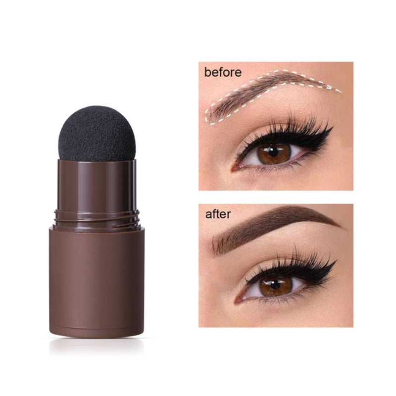 Eyebrow Stamp Kit Eyebrow Powder Stamp Makeup with Eyebrow Stencils Eyebrow Shaping Styling Soap Hairline ThickenerWaterproof& Long Lasting - Image 2