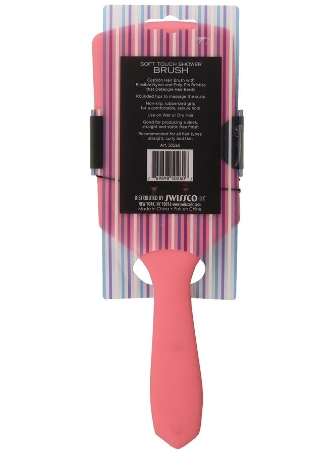 Swissco Soft Touch Paddle Shower Brush, Colors May Vary - Image 2