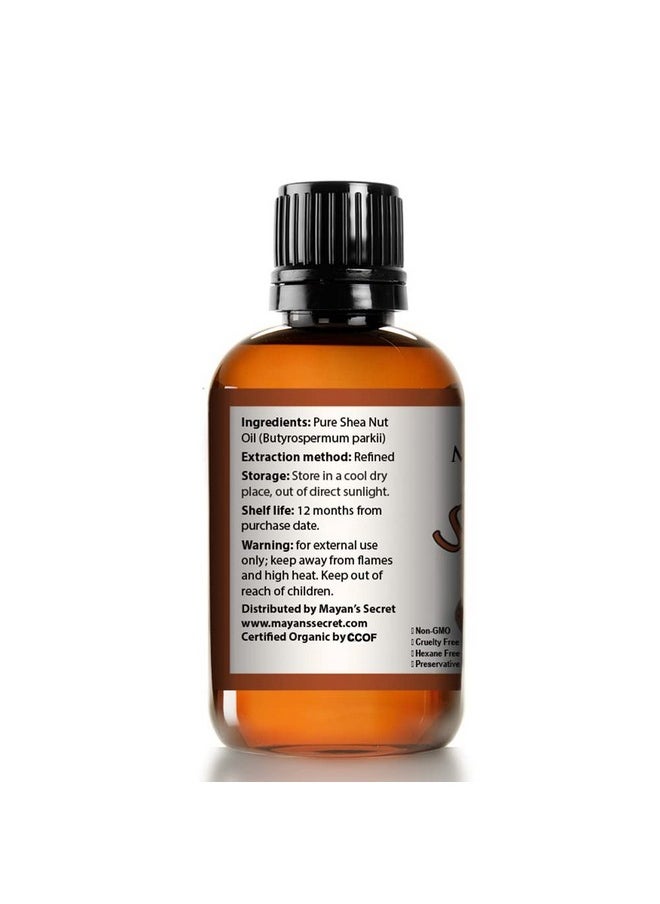 Mayan's Secret Mayan's Secret Shea Nut Oil USDA Certified Organic Natual Undiluted Cold Pressed for Skin Hair Lips and Nails  - Image 2