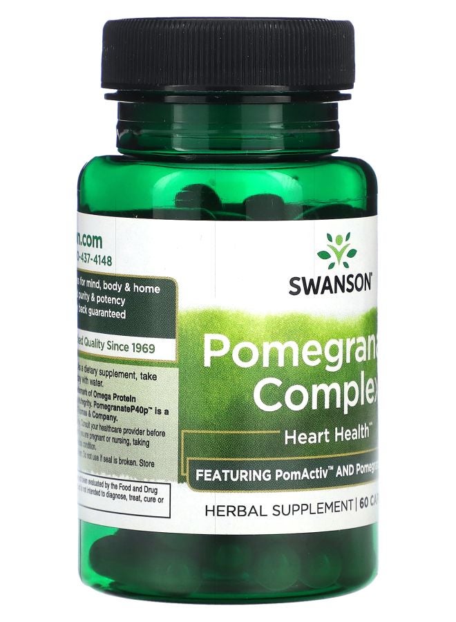 SWANSON Pomegranate Complex 60 Capsules - Image 2